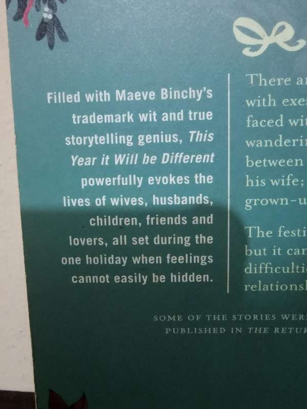 This Year it will be Different, novel by Maeve Binchy