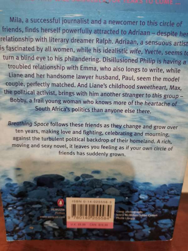 Breathing Space, novel by Marita Van Der Vyver