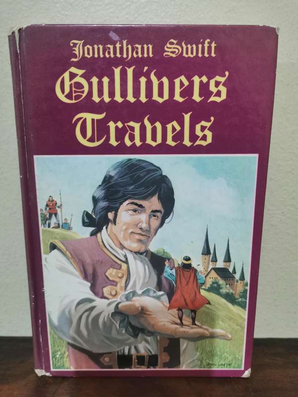 Vintage Hardcover Copy of Gulliver's Travels, novel by Jonathan Swift