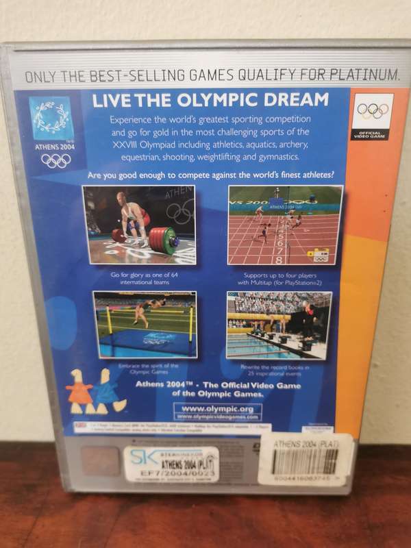 Olympics, Athens 2004 on PlayStation 2 with Booklet