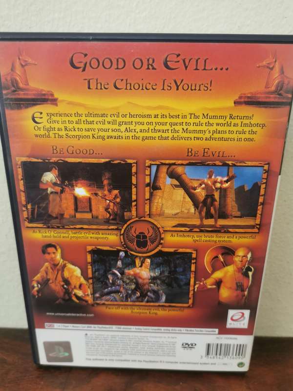 The Mummy Returns on PlayStation 2 with Booklet