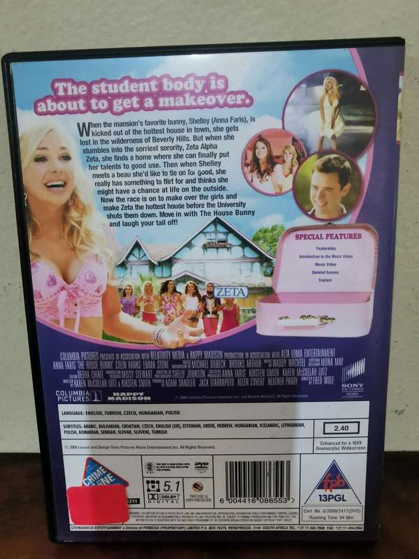 The House Bunny on DVD