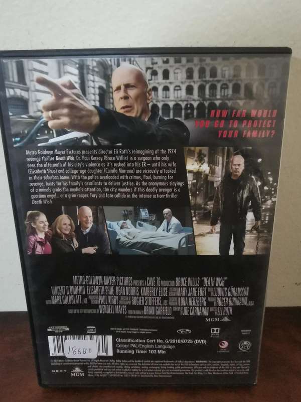 Death Wish on DVD