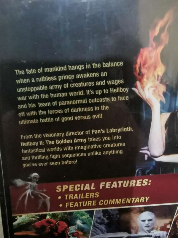 Hellboy, The Golden Army on DVD