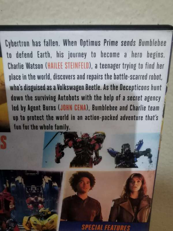Bumblebee on DVD