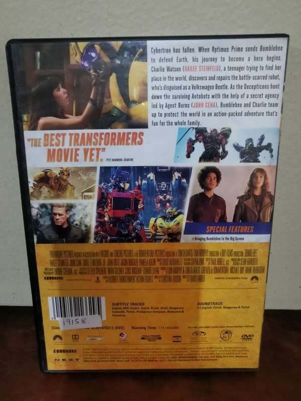 Bumblebee on DVD