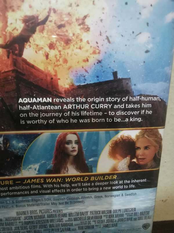 Aquaman on DVD