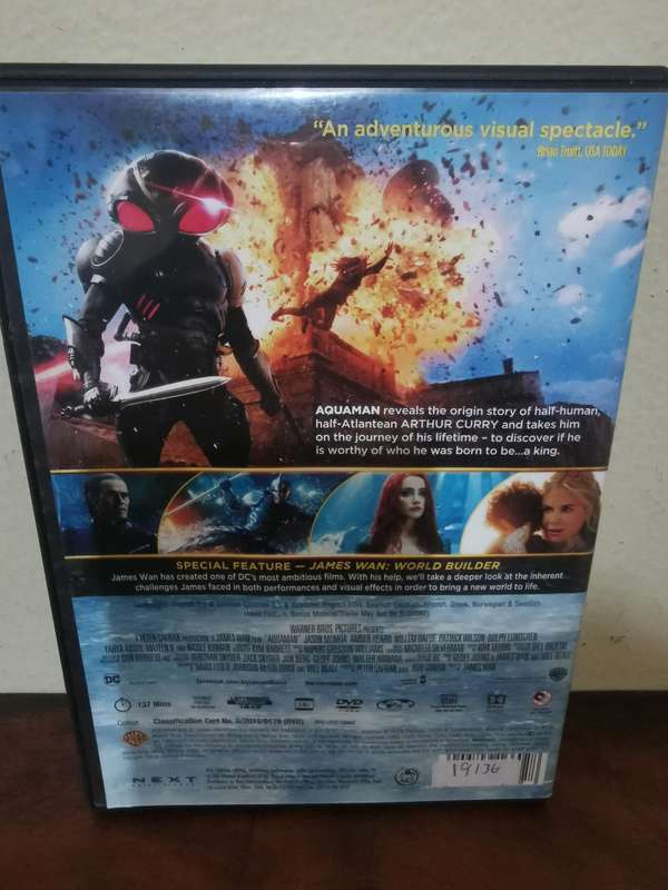 Aquaman on DVD
