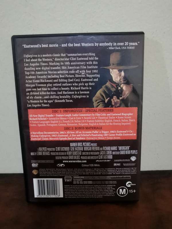 Unforgiven Special Edition on DVD