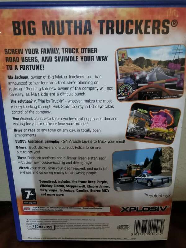 Big Mutha Truckers on PlayStation 2 with Booklet