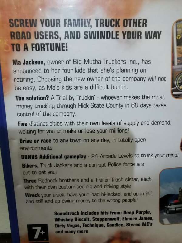 Big Mutha Truckers on PlayStation 2 with Booklet