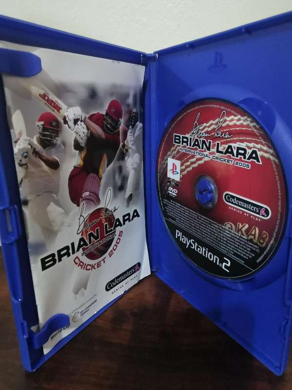 Brian Lara Cricket 2005 on PlayStation 2 with Booklet
