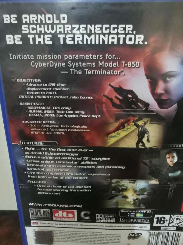 Terminator 3 - Rise of the Machines on PlayStation 2 with Booklet
