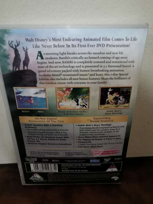 Bambi 2-Disc Special Edition on DVD