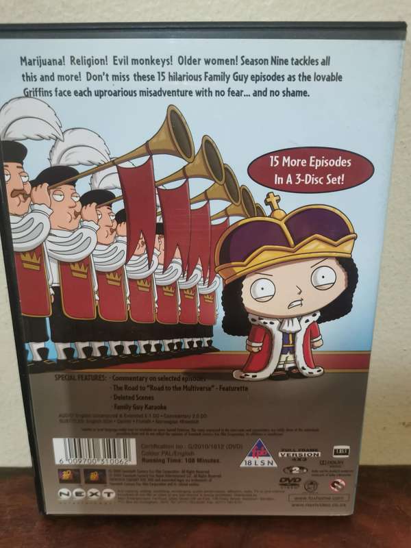 Family Guy - Complete Season 9 on DVD