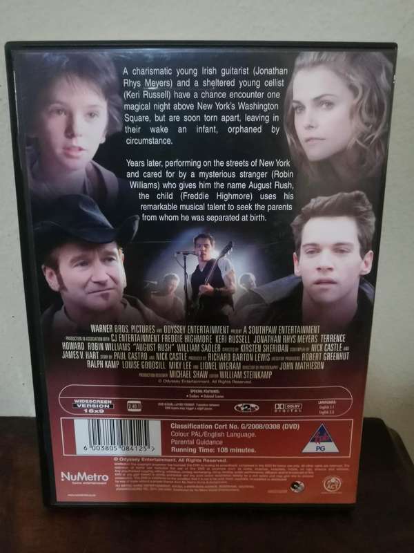 August Rush on DVD including Soundtrack CD