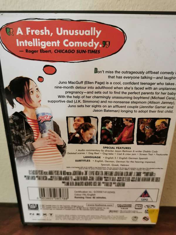 Juno on DVD including Soundtrack CD
