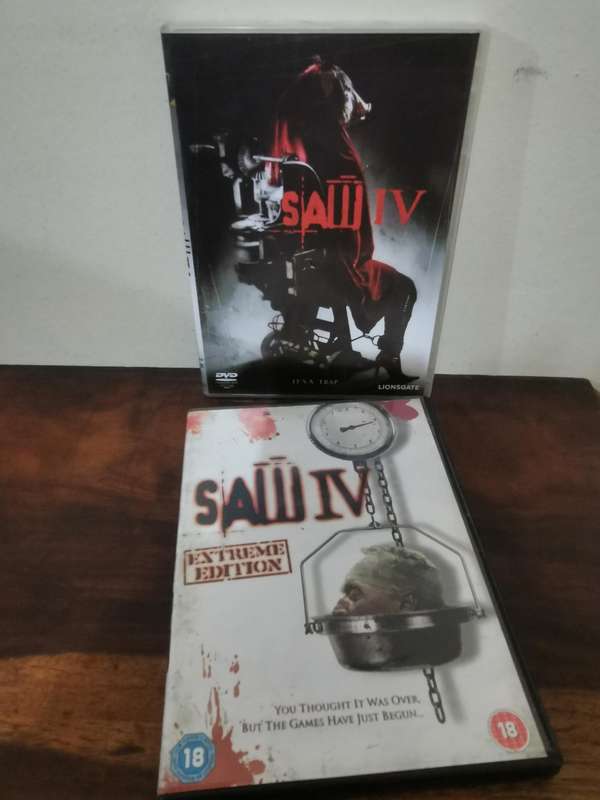 Saw 4 on DVD including Extreme Edition