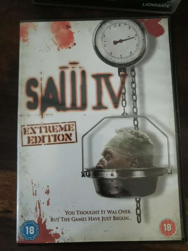 Saw 4 on DVD including Extreme Edition