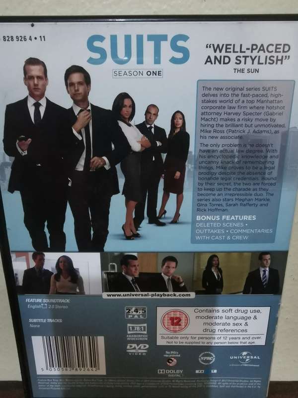Suits - Season 1 on DVD