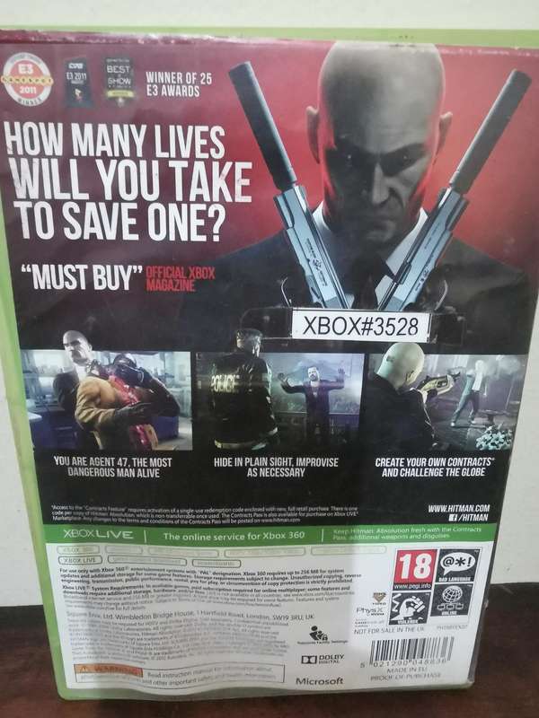 Hitman Absolution on Xbox 360 with Booklet