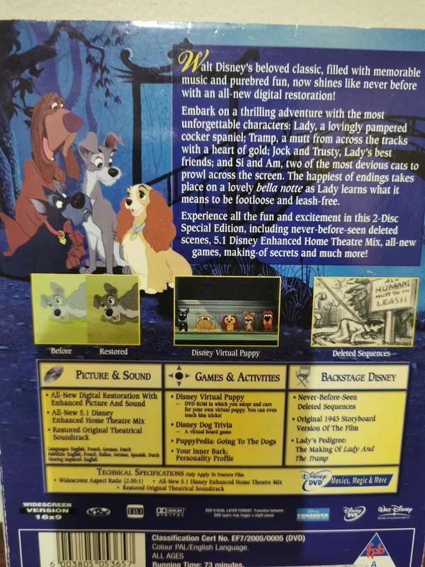 Lady and the Tramp 2-Disc Special Edition on DVD