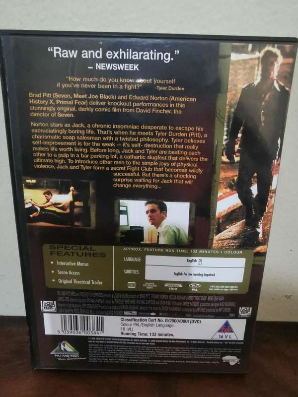Fight Club on DVD