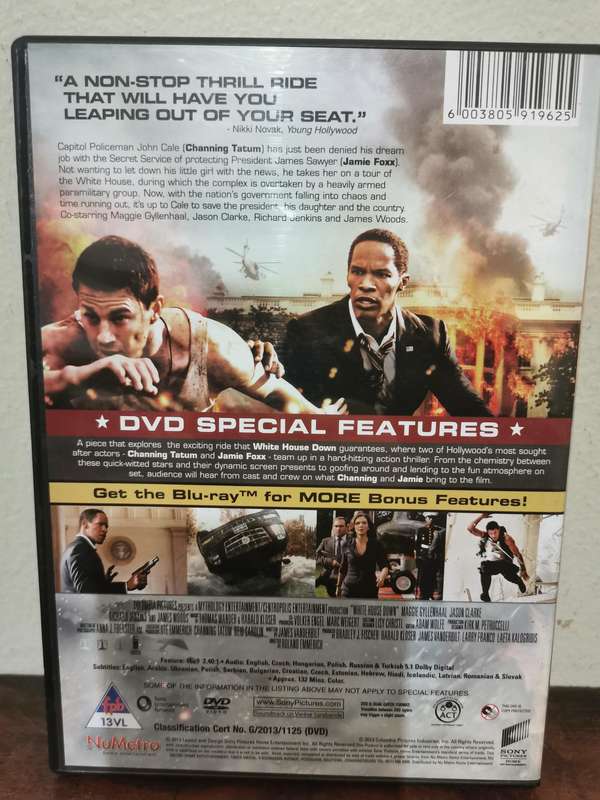 White House Down on DVD