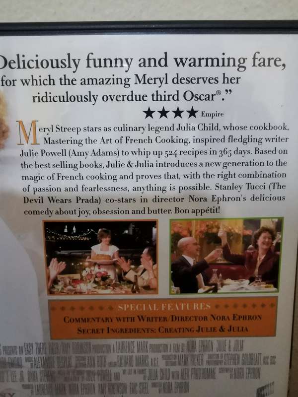 Julie and Julia on DVD
