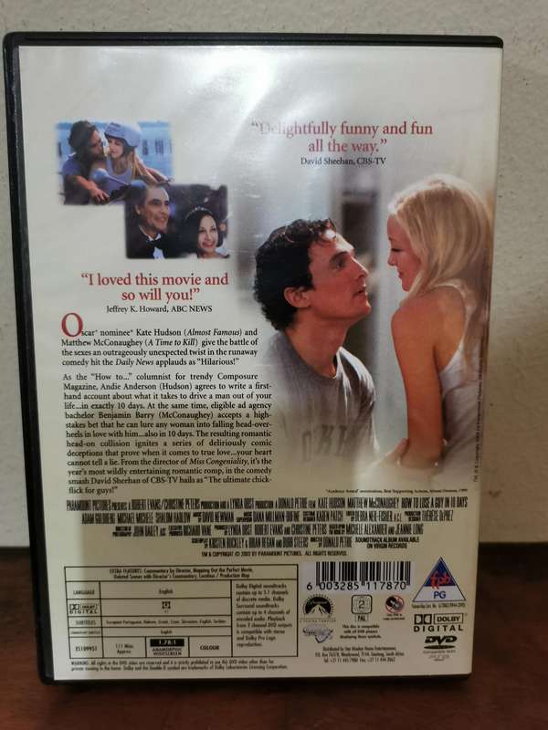 How to Lose a Guy in 10 Days on DVD