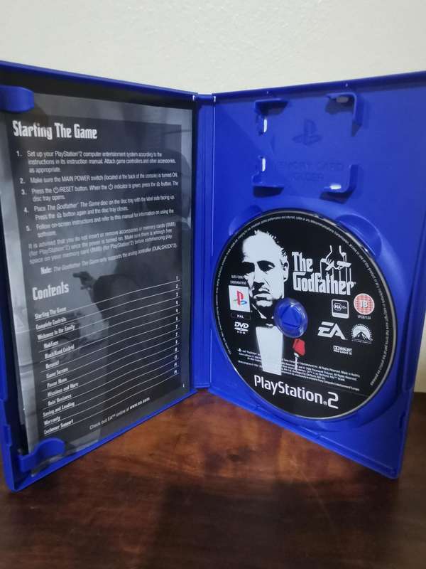 The Godfather on PlayStation 2 with Booklet