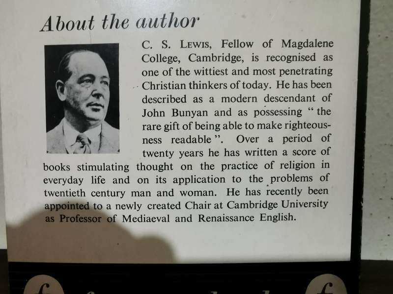 The Screwtape Letters, novel by C S Lewis