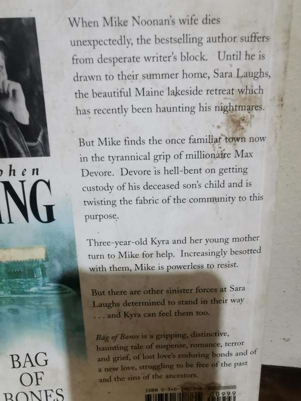 Bag of Bones, novel by Stephen King