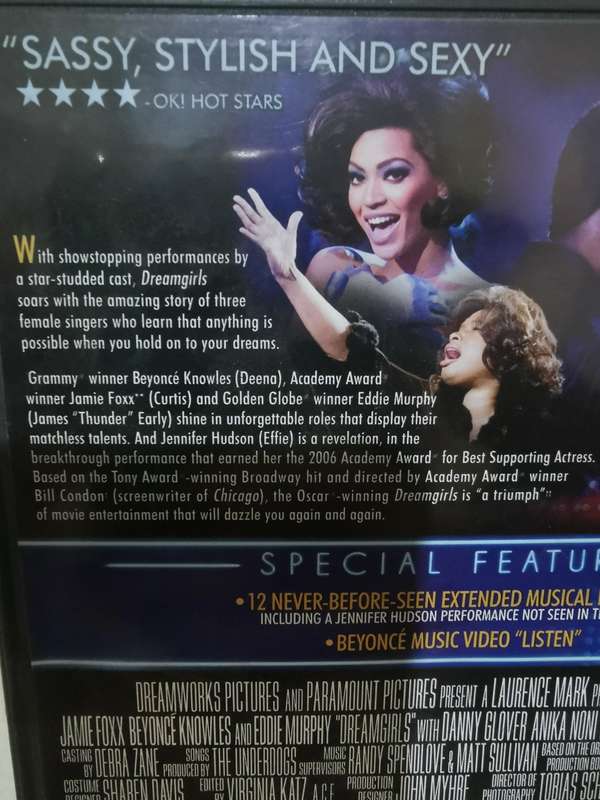 Dreamgirls on DVD