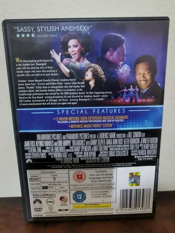Dreamgirls on DVD