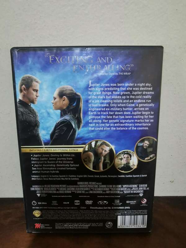 Jupiter Ascending on DVD