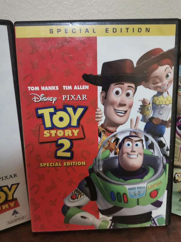 Toy Story 1, 2 and 3 on DVD