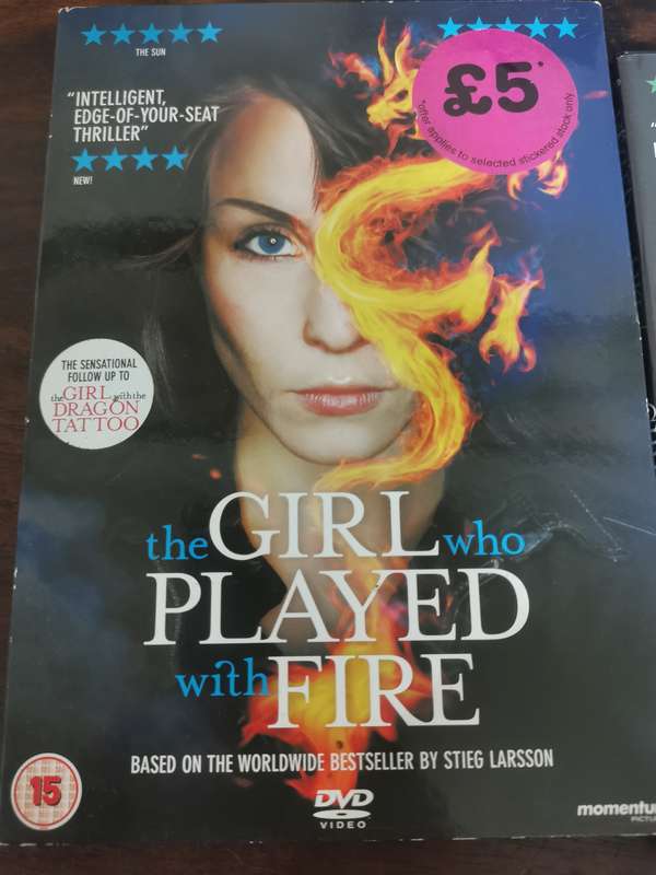 The Girl with the Dragon Tattoo Trilogy on DVD