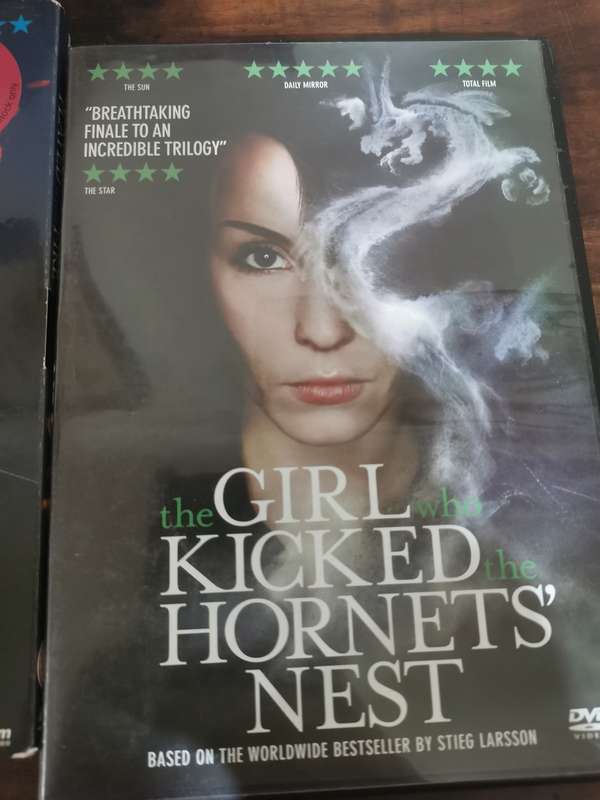 The Girl with the Dragon Tattoo Trilogy on DVD