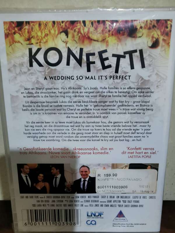 New and Sealed - Konfetti on DVD