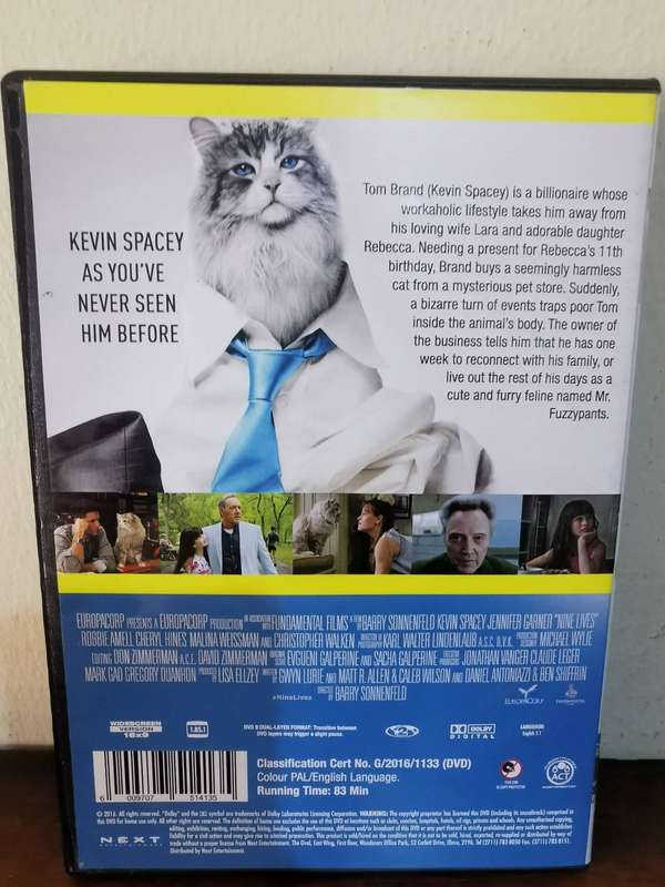 Nine Lives on DVD