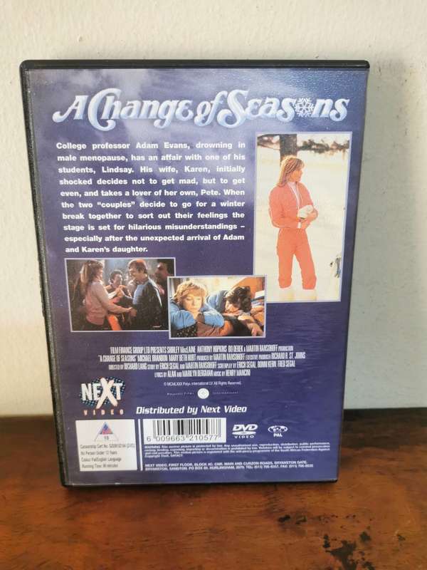 A Change of Seasons on DVD staring Anthony Hopkins