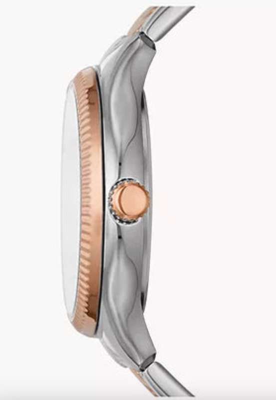 Fossil Rye Women's Silver Stainless Steel Watch - BQ3761