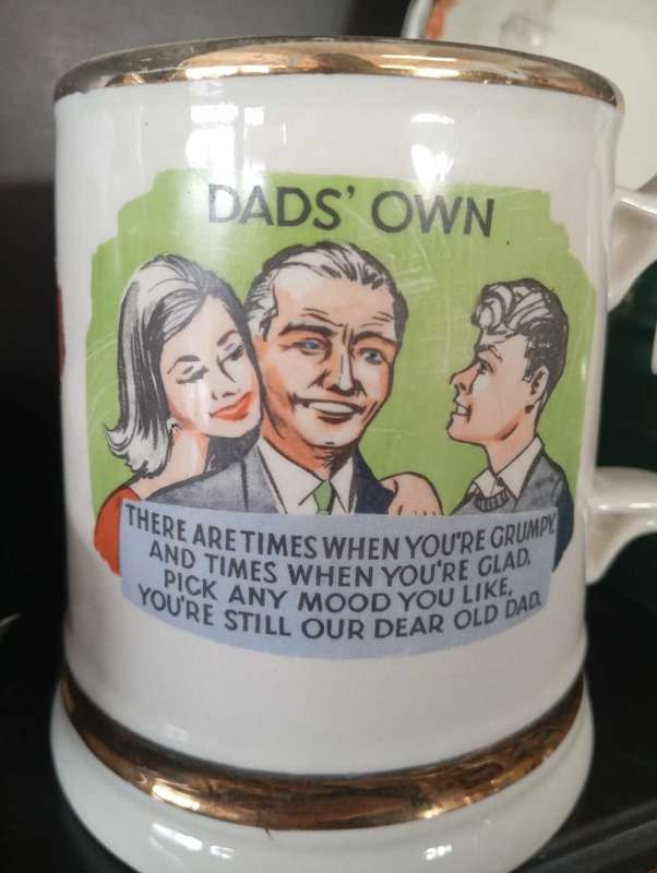 Dad's own mug 22 carat Gold