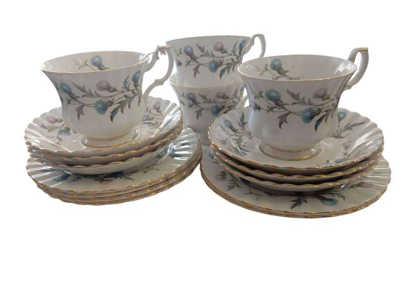 Royal Albert Brigadoon tea set