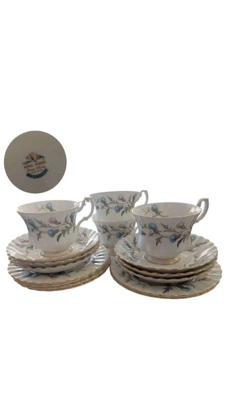 Royal Albert Brigadoon tea set