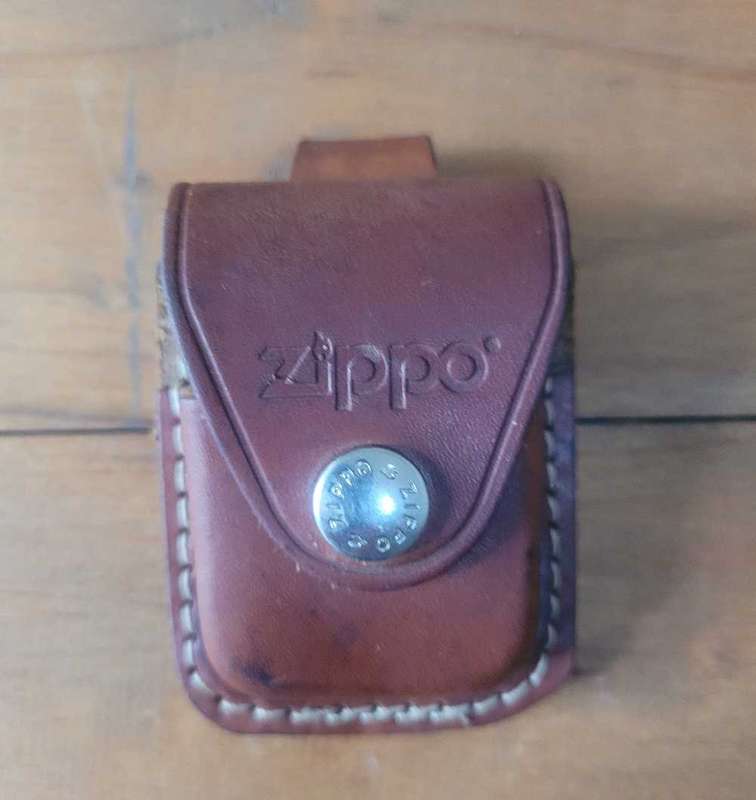 2008 Zippo With Original leather pouch