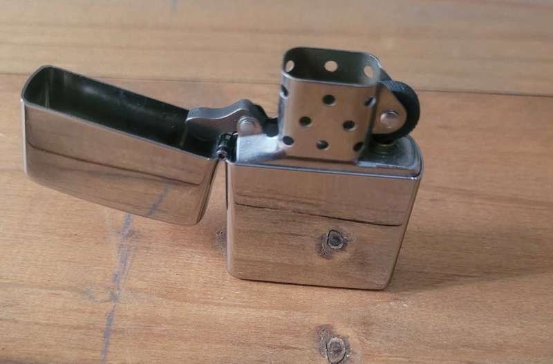 2008 Zippo With Original leather pouch