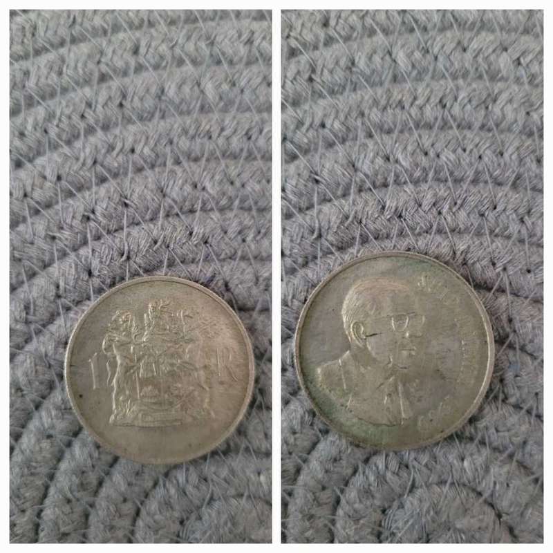 8 x Silver R1 Coins 1966, 1967, 1969