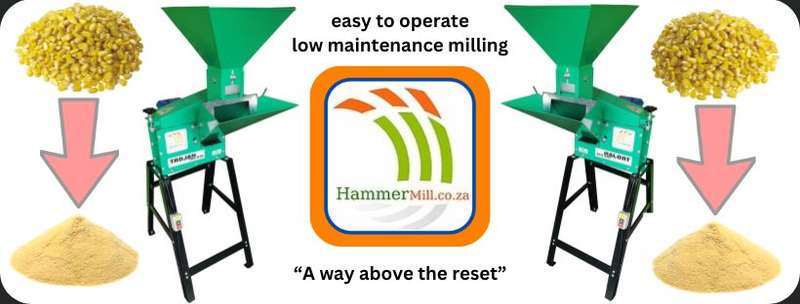 Trojan TGS210E MegaMill 3HP 220V electric hammer mill grinding mill from www.hammermill.co.za